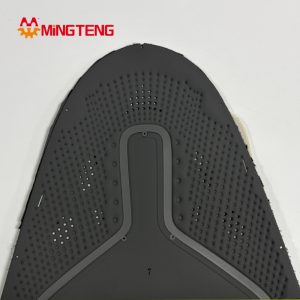 MT-U321 Breathable Perforated Sports Shoe Upper, Custom Embossed Microfiber Sneaker
