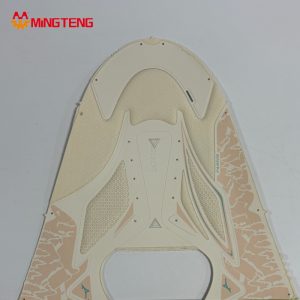 MT-U042 Knitted Shoe Upper Breathable Sports Sneaker Vamp Custom Printed Textile Shoe Upper