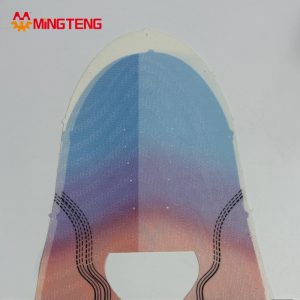 MT-U058 Gradient Flyknit Shoe Upper Breathable Knit Sneaker Vamp For Casual Running Footwear
