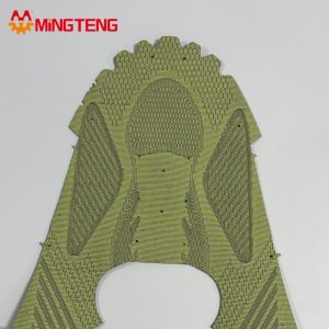 MT-U059 3D Flyknit Sports Shoe Upper Breathable Jacquard Knitted Sneaker Vamp For Running Casual Footwear