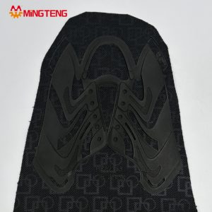 MT-U078 TPU Embossed Shoe Upper Patch, Breathable Mesh Fabric Composite Sneaker Vamp Material For Sports Footwear