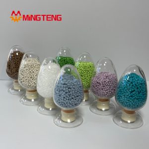 Multi-Color MD TPR Plastic Pellets Raw Material For Shoe Sole Molding MINGTENG