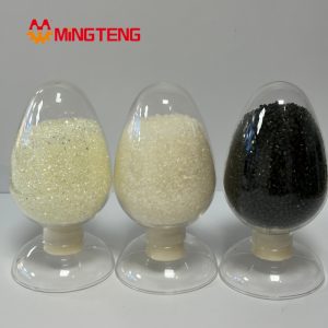 Transparent Off White Black TPR Rubber Pellets Raw Material For Shoe Sole Production