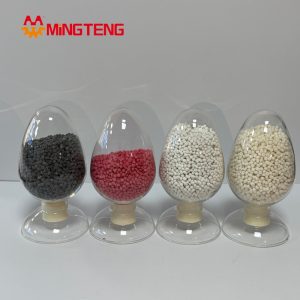 Black Red Off White Pure White MD Foam Pellets Raw Material For Secondary MD In-Mold Shoe Soles