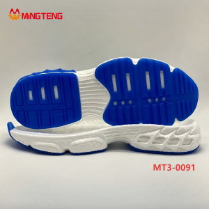 MT3-0091 Popcorn ETPU Shoe Sole, Anti-Slip Rubber Outsole, Breathable Running Sneaker Midsole