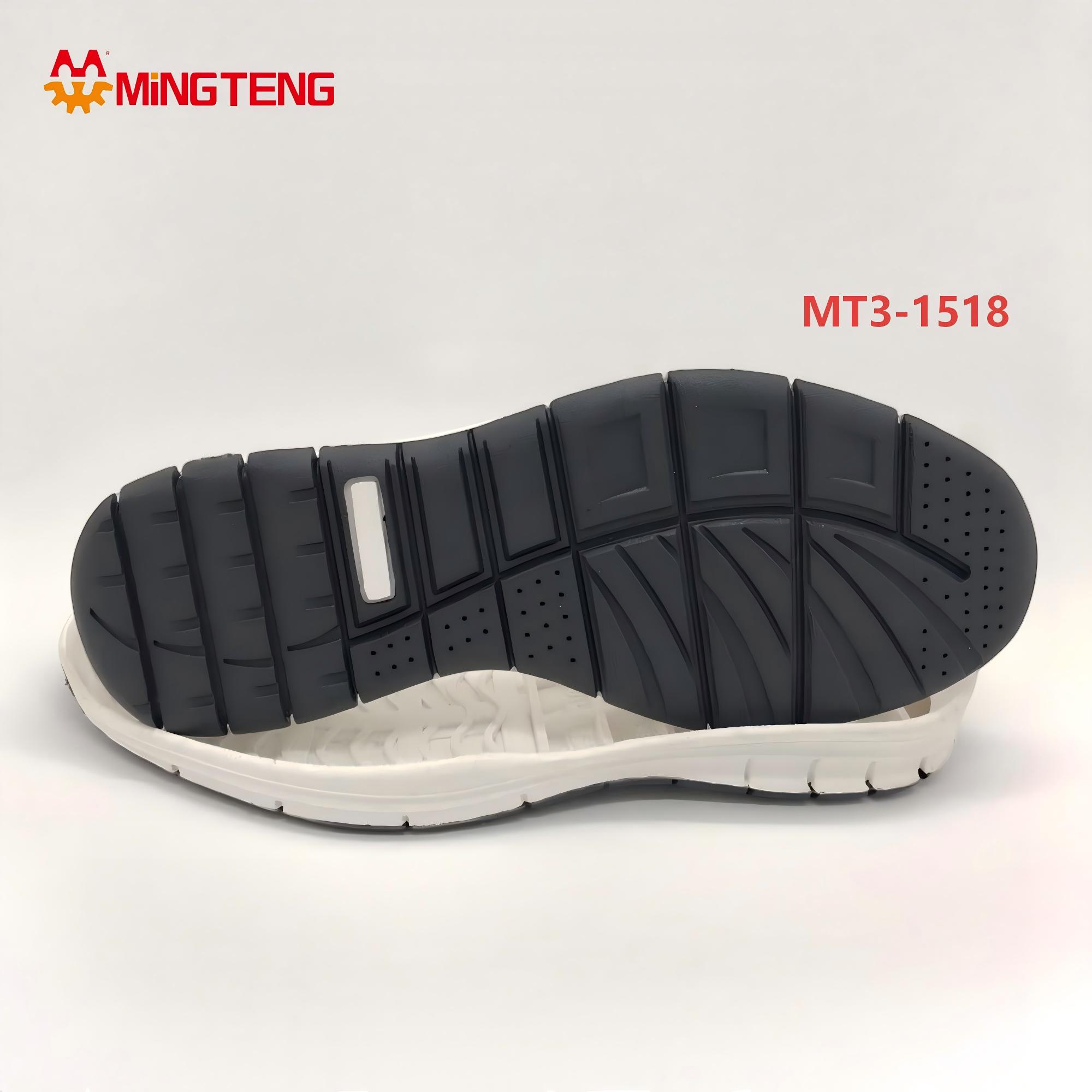 MT3-1518 TPR Sport Shoe Outsole Durable Two-Tone TPR Sneaker Sole for Casual Running Shoes