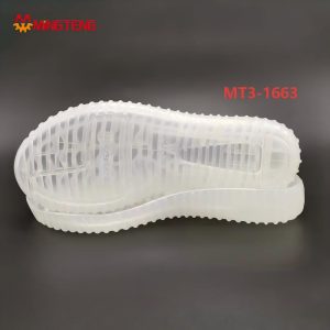 MT3-1663 TPR Transparent Sneaker Outsole Clear Rubber Sole for Casual Shoes