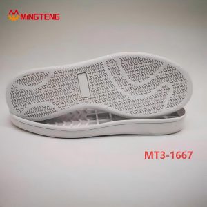MT3-1667 TPR Casual Sneaker Outsole Anti-slip Rubber Sole for Skate Shoes Flat Shoes