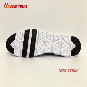 MT3‑1758# One‑Piece Injection Sport Shoe Sole Lightweight Two‑Color Outsole