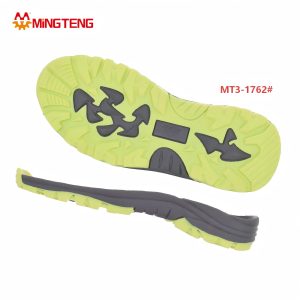 MT3-1762# TPR Outdoor Hiking Shoe Sole Two-Color Non-Slip Rugged Outsole for Casual Trekking Shoes