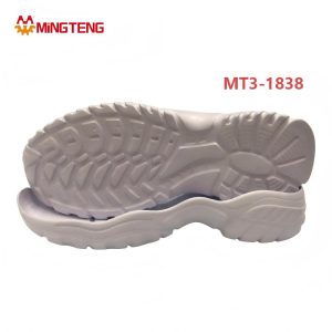 MT3-1838 RB Rubber Chunky Sneaker Outsole Non Slip Thick Platform Shoe Sole For Casual Sports Shoes