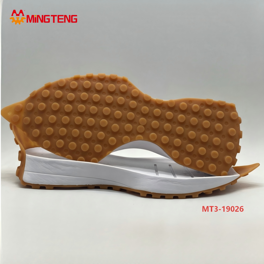 MT3-19026 Popcorn EVA Shoe Sole with Rubber Outsole Lightweight Casual Sneaker Midsole