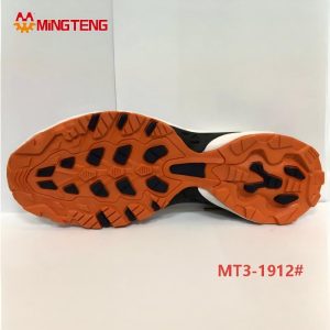 MT3‑1912# One‑Piece Molding Outdoor Hiking Shoe Sole Rubber Trail Outsole