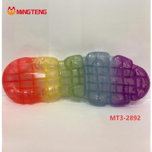 MT3-2892 TPR Transparent Rainbow Color Shoe Sole For Casual Shoes