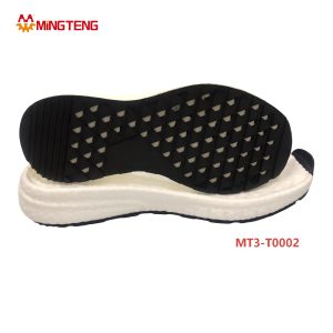 MT3-T0002 EVA Popcorn Midsole With Rubber Outsole Breathable Sport Shoe Sole