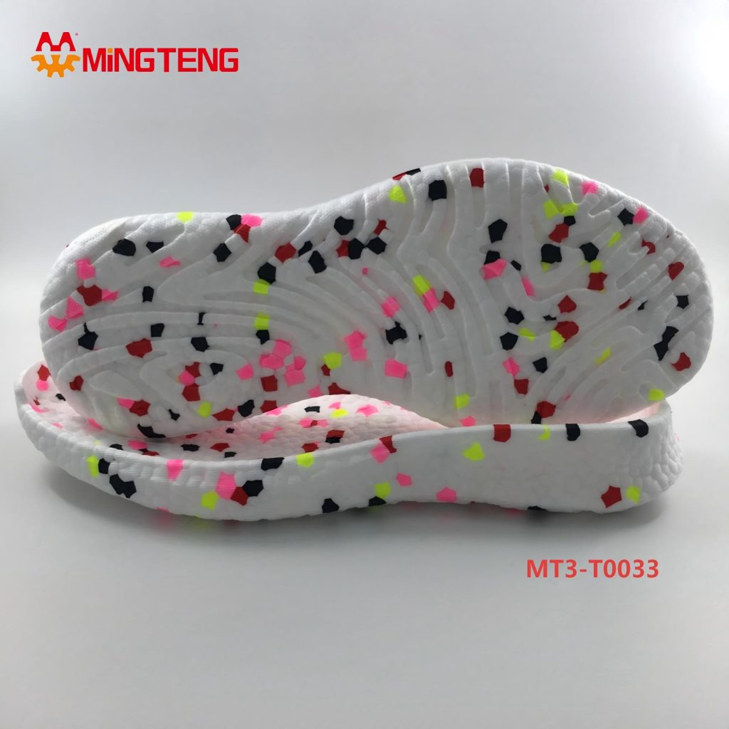 MT3-T0033 EVA Foam Popcorn Shoe Sole Lightweight Scattered Color Sneaker Outsole