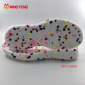 MT3-T0033 EVA Foam Popcorn Shoe Sole Lightweight Scattered Color Sneaker Outsole