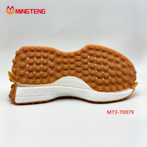 MT3-T0079 Popcorn EVA Rubber Outsole, Retro Casual Sneaker Sole