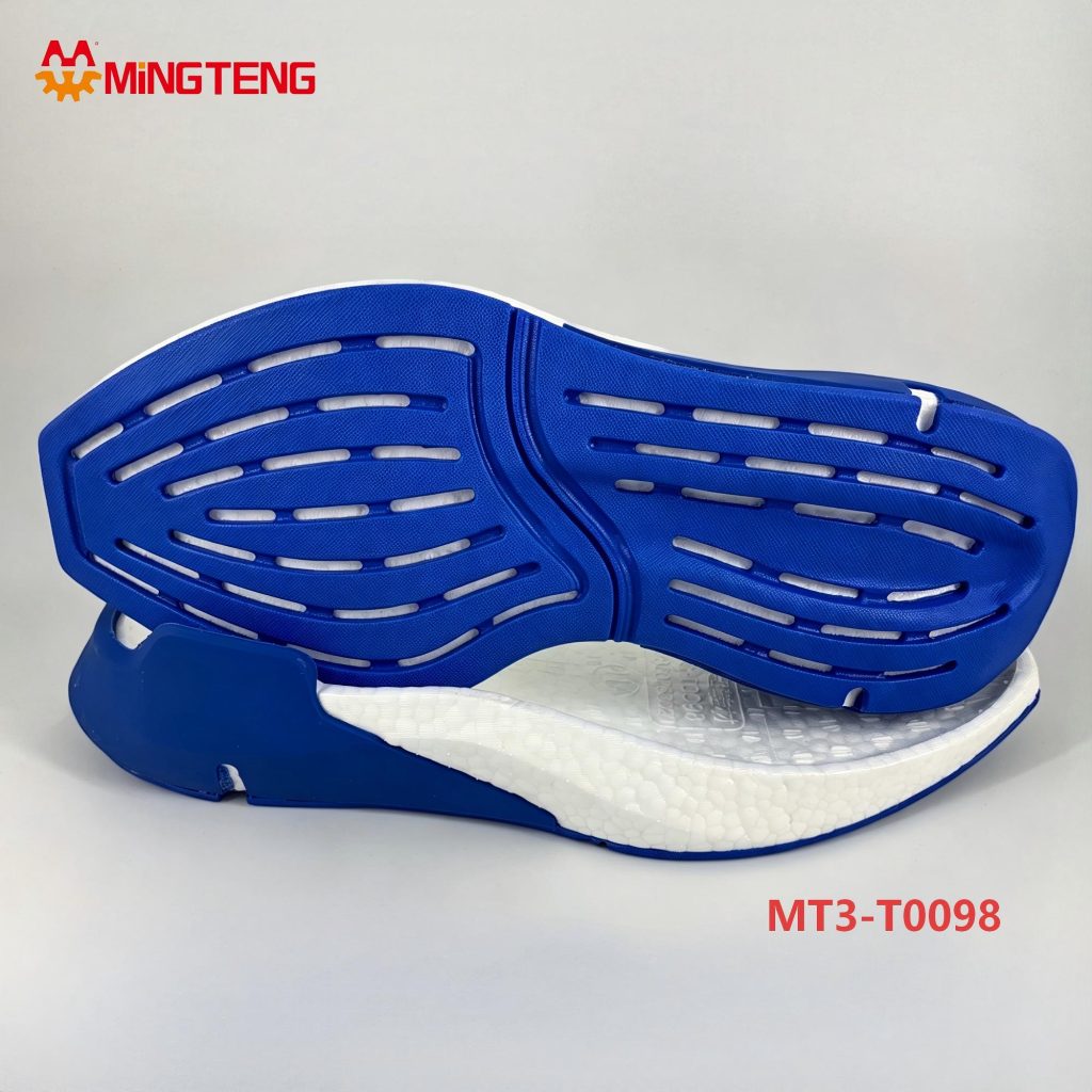 MT3-T0098 Popcorn ETPU Running Shoe Sole Composite Rubber Outsole Sports Sneaker Midsole