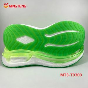MT3-T0300 Popcorn EVA Running Shoe Sole Transparent Air Cushion Sports Outsole