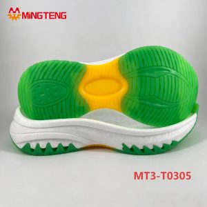 MT3-T0305 Popcorn EVA Sneaker Sole Multi-color TPU Outsole Running Shoe Sole