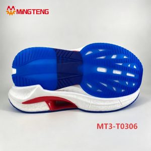MT3-T0306  Popcorn ETPU Running Shoe Sole Breathable Transparent TPU Outsole