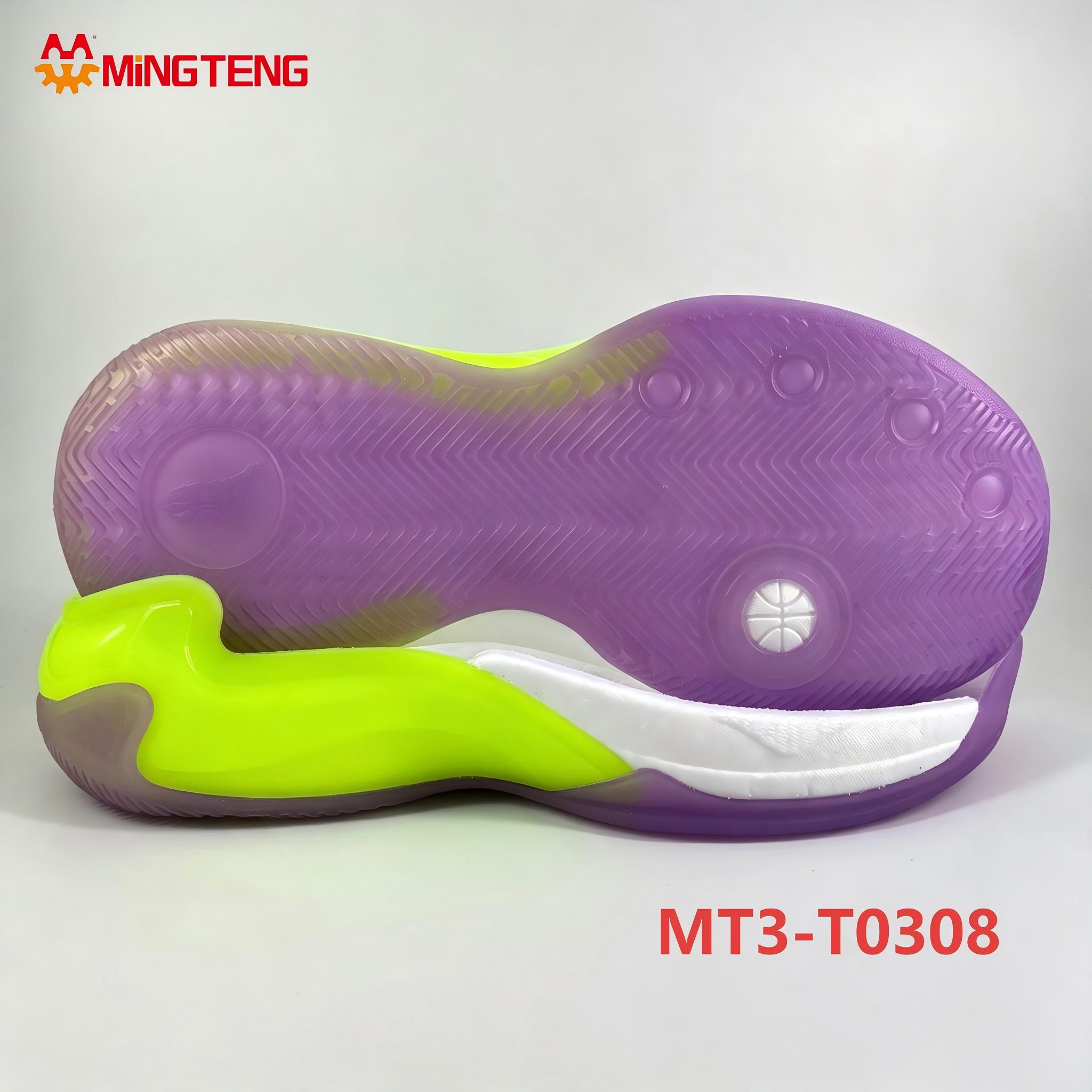 MT3-T0308 Popcorn Basketball Shoe Sole, TPU Transparent Outsole EVA Foam Midsole - Image 3