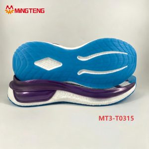 MT3-T0315 Popcorn EVA Running Shoe Sole High Elastic TPU Frame Sports Outsole