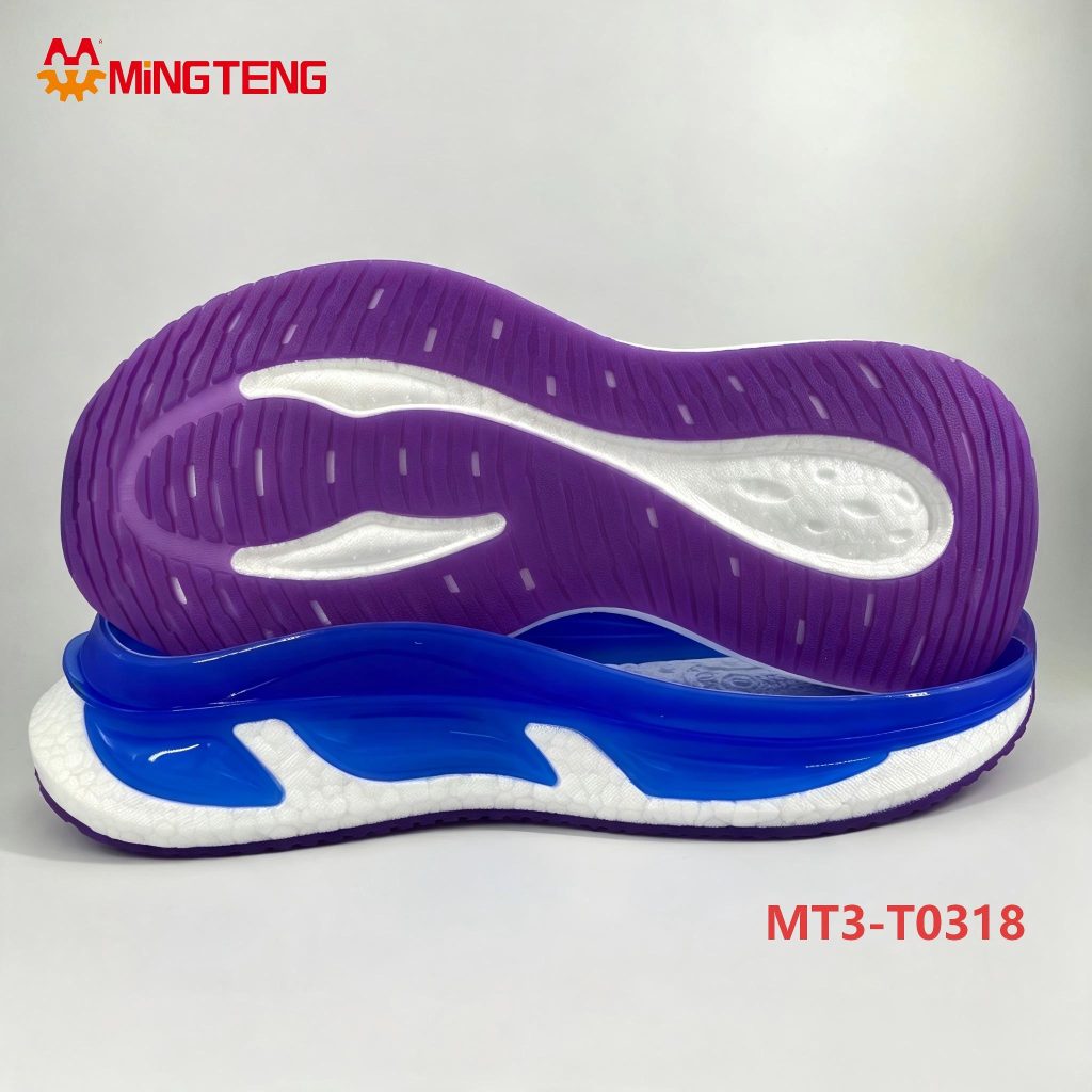 MT3-T0318 Popcorn ETPU Running Shoe Sole Multi-Color Three-Layer Sports Outsole