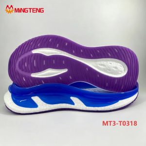 MT3-T0318 Popcorn ETPU Running Shoe Sole Multi-Color Three-Layer Sports Outsole