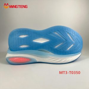 MT3-T0350 Popcorn EVA Sports Running Shoe Sole Transparent TPU Air Cushion Outsole