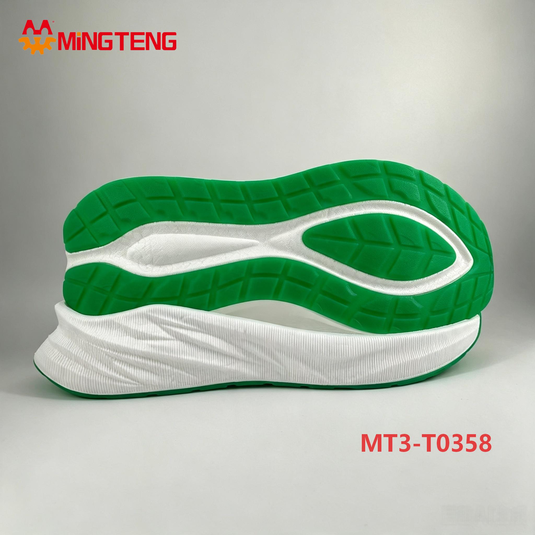 MT3-T0358 Popcorn EVA Running Shoe Sole Two Color Super Light Sports Outsole - Image 2