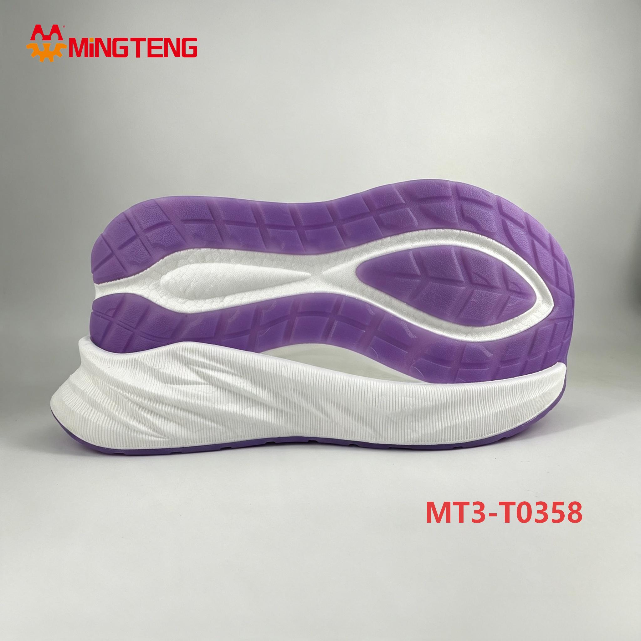 MT3-T0358 Popcorn EVA Running Shoe Sole Two Color Super Light Sports Outsole - Image 3