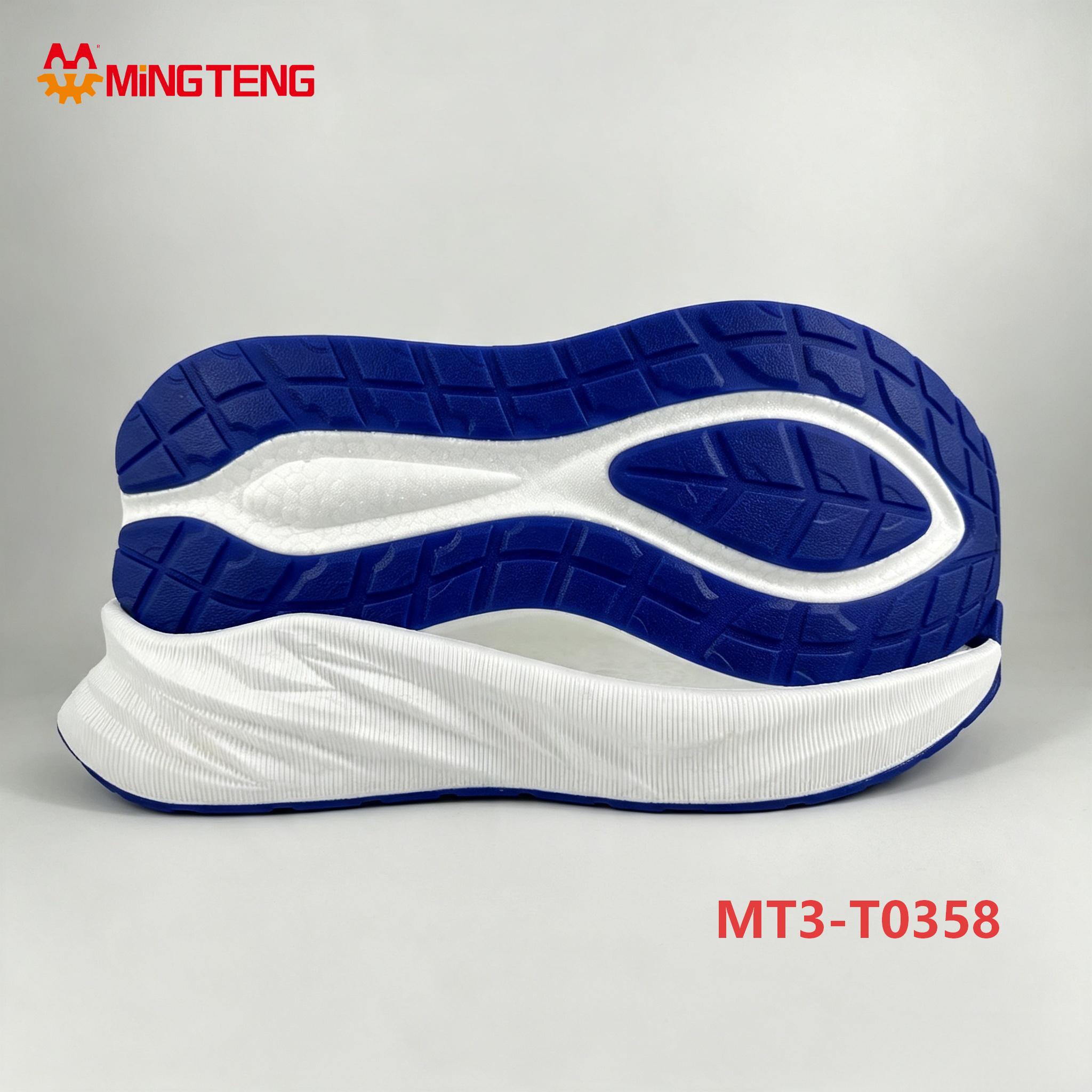MT3-T0358 Popcorn EVA Running Shoe Sole Two Color Super Light Sports Outsole