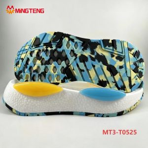MT3-T0525 EVA Popcorn Running Shoe Sole Camouflage Rubber Outsole