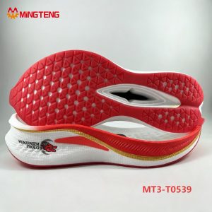 MT3-T0539  Carbon Plate Popcorn EVA Running Shoe Sole Marathon Outsole
