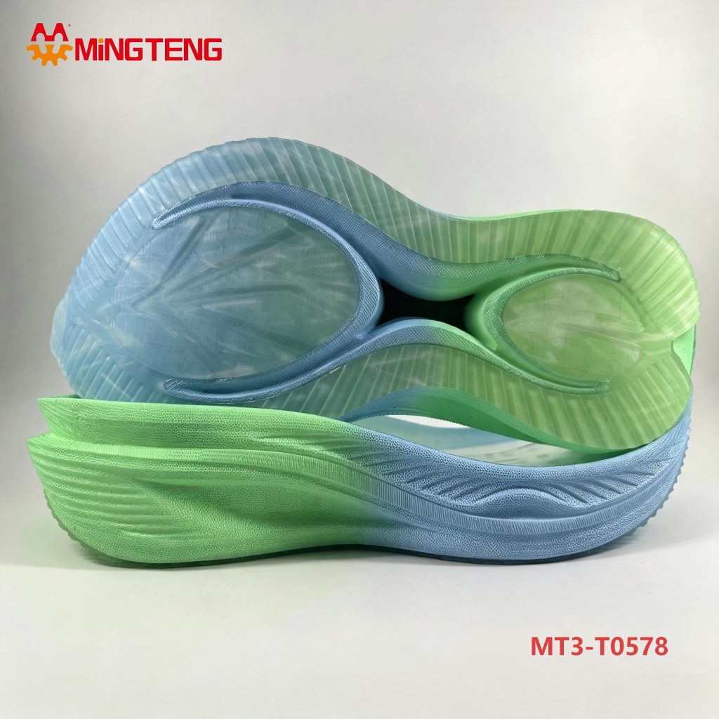 MT3-T0578 Popcorn EVA Running Shoe Sole Gradient Color Lightweight Sports Outsole