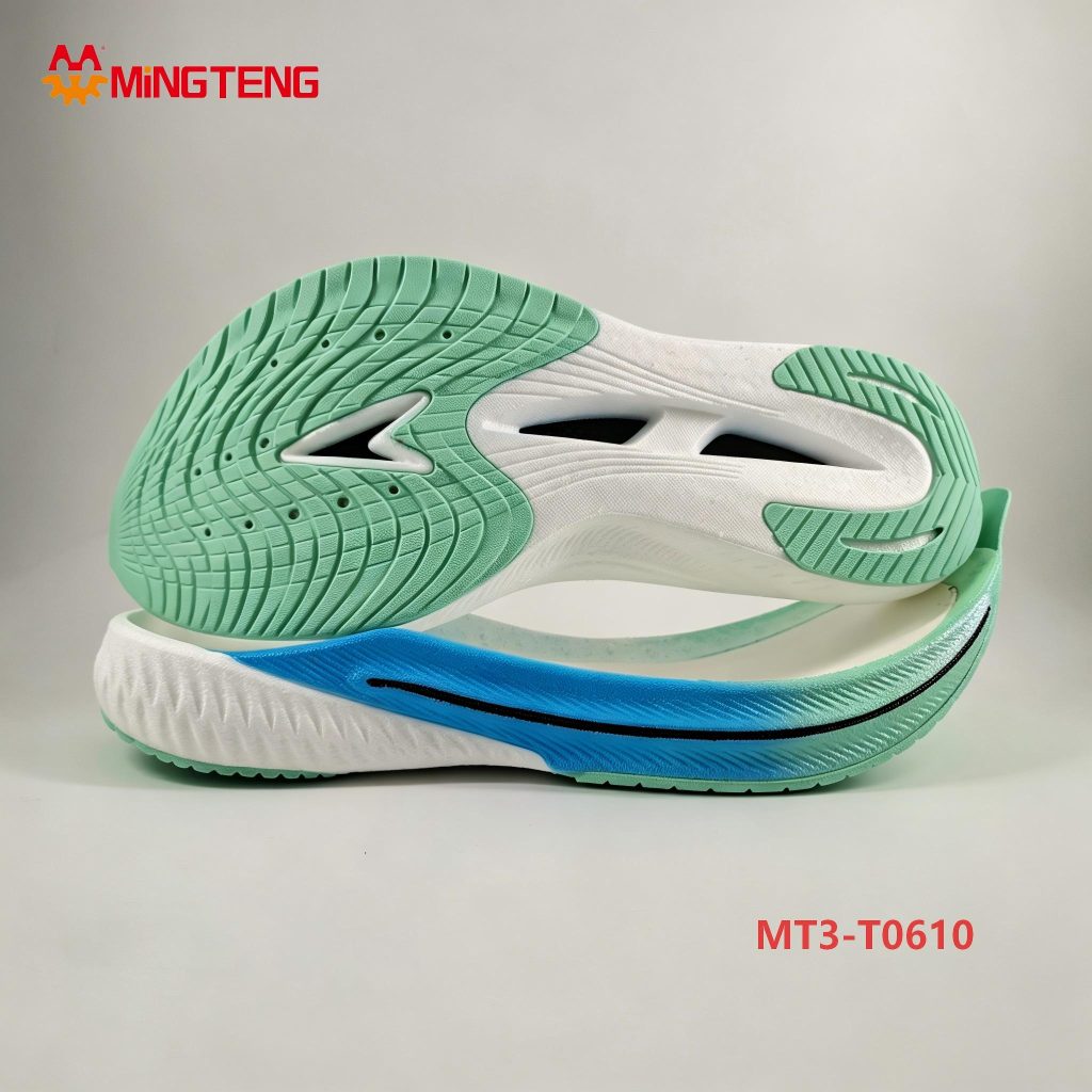 MT3-T0610 Popcorn EVA Running Shoe Sole Lightweight Carbon Fiber Plate Sport Outsole
