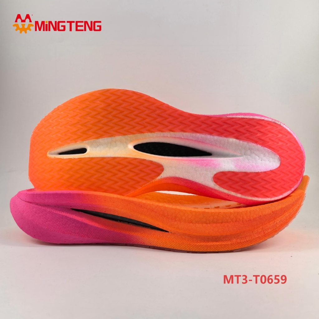 MT3-T0659 Popcorn Running Shoe Sole Carbon Plate Lightweight EVA Outsole