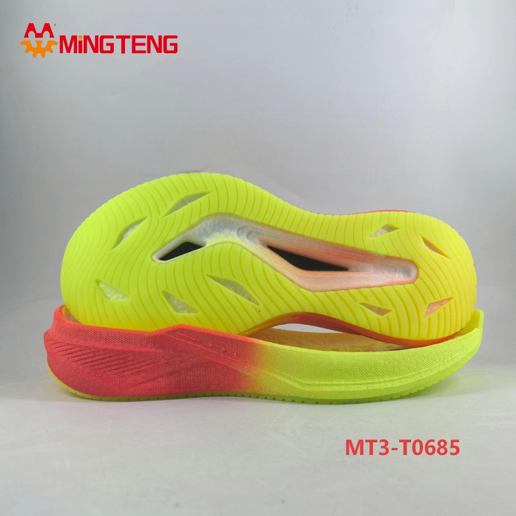MT3‑T0685 Popcorn EVA Running Shoe Sole Lightweight Cushion Sports Outsole
