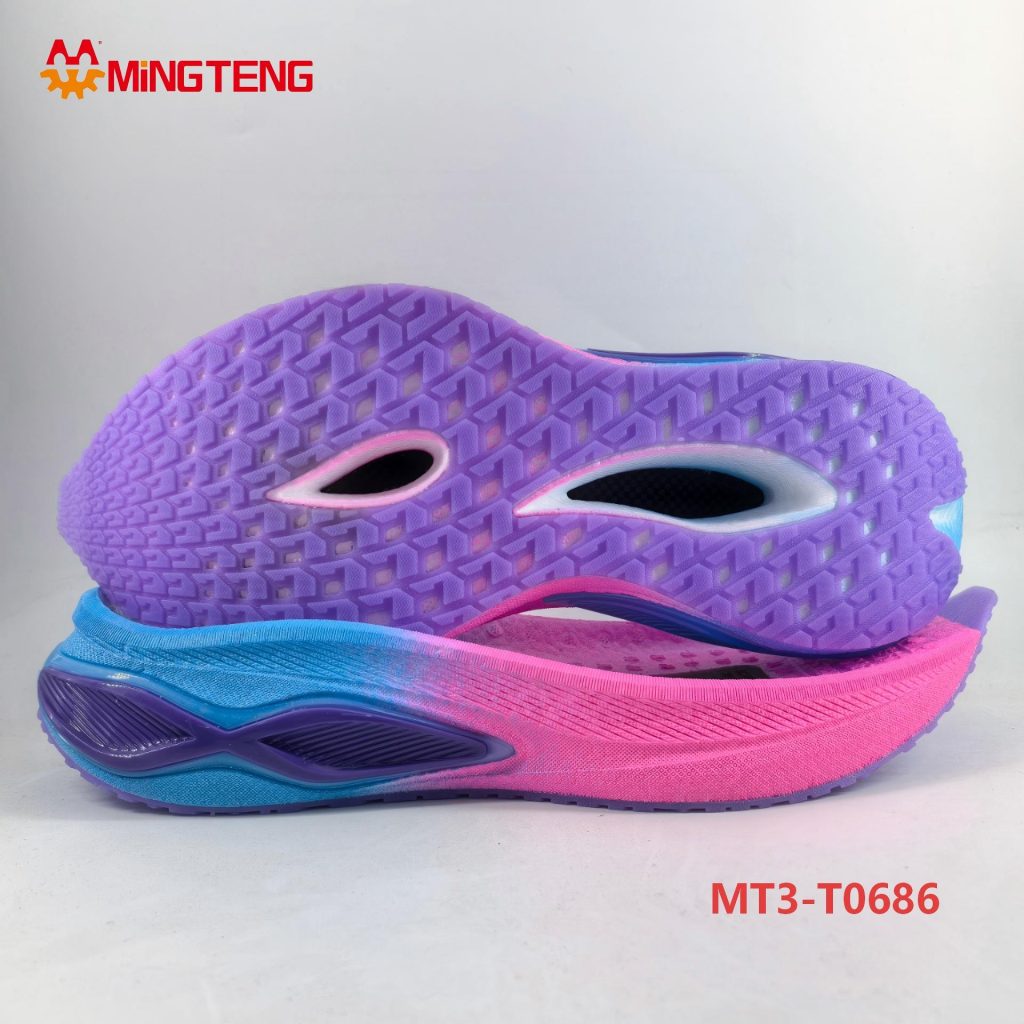 MT3‑T0685 Popcorn EVA Running Shoe Sole Lightweight Cushion Sports Outsole