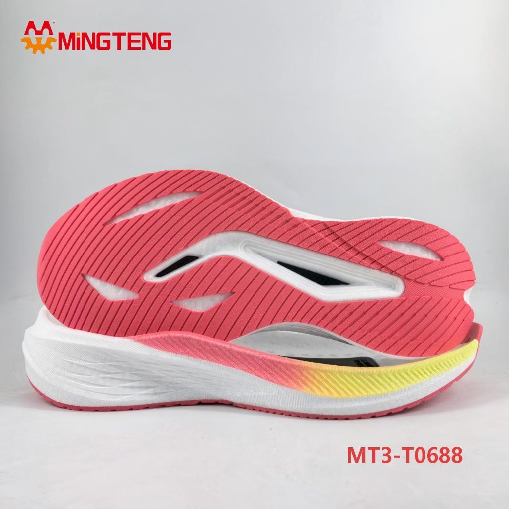 MT3‑T0688 Popcorn EVA Running Shoe Sole Carbon Fiber Plate Sport Outsole