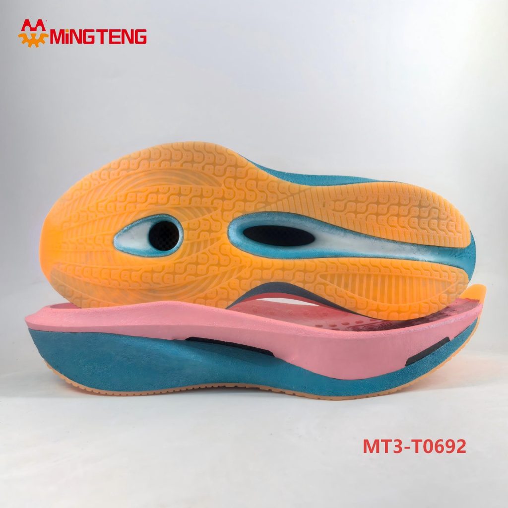 MT3‑T0692 Popcorn EVA Running Shoe Sole Lightweight Carbon Plate Sports Outsole