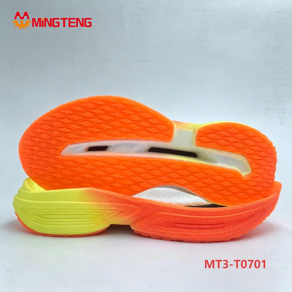 MT3‑T0701 Popcorn Running Shoe Sole Carbon Fiber Plate Lightweight Cushion Sports Outsole