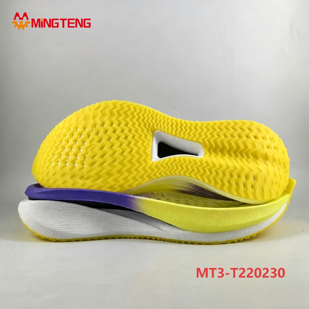 MT3‑T220230 Popcorn Running Shoe Sole Carbon Fiber Plate Athletic Midsole Outsole
