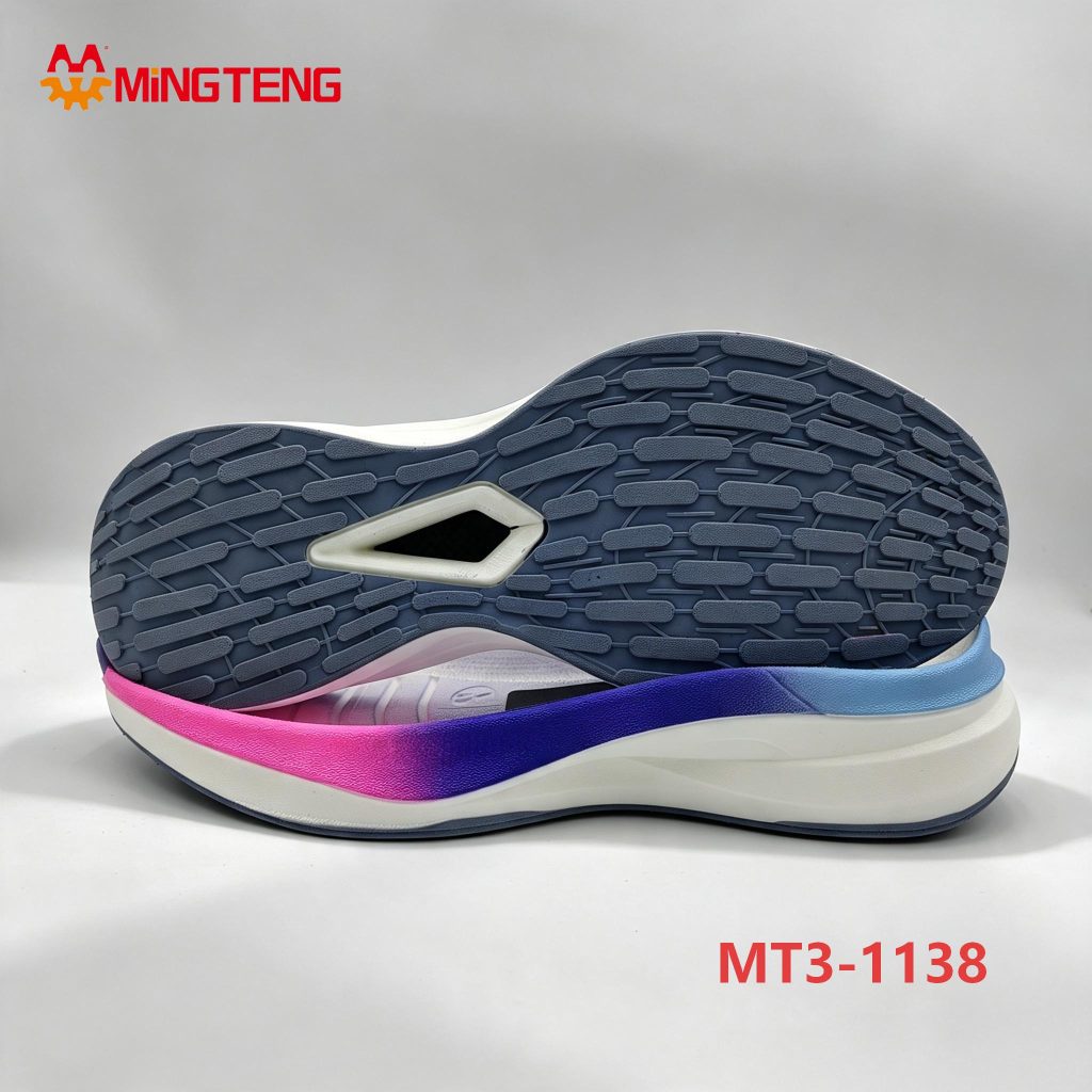 MT3‑1138 Dual Density 2‑Time Molding Running Shoe Sole High Rebound Sport Outsole
