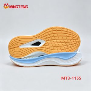 MT3‑1155 2‑Layer Secondary Molding Running Shoe Sole Lightweight EVA Sport Outsole