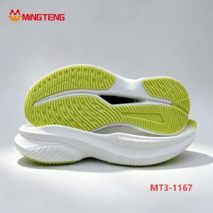 MT3‑1167 Dual‑Injection Running Shoe Sole Lightweight Cushion Sports Outsole