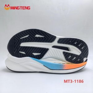MT3‑1186 Secondary Injection Running Shoe Sole Lightweight Dual Density Sport Outsole