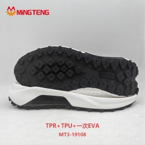 MT3‑19108 TPR+TPU+EVA One‑Shot Molding Trail Running Shoe Sole